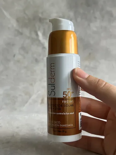 Protector Solar Facial Sulderm Sin Color Fps50 50gr