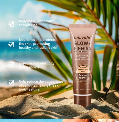 Loción Autobronceadora De 100 Ml, Crema Corporal Bronceadora