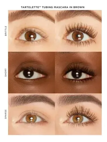 Dúo De Máscaras De Pestañas Negras Y Marrones For Maquillaje