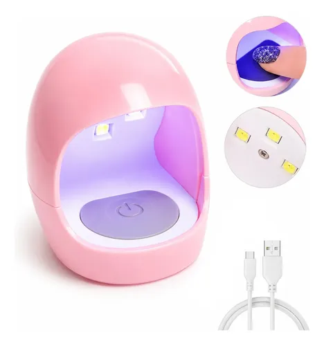 Cabina Uv Led Mini 6w Dedo Individual Manicuria Soft Gel