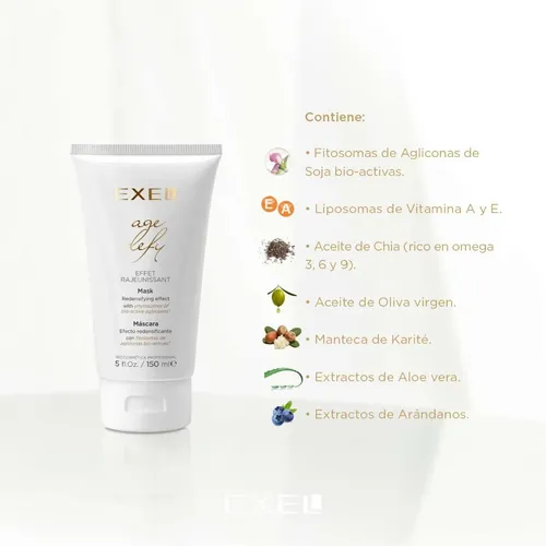 Máscara Redensificante Exel Age Defy Con Fitosomas 150ml