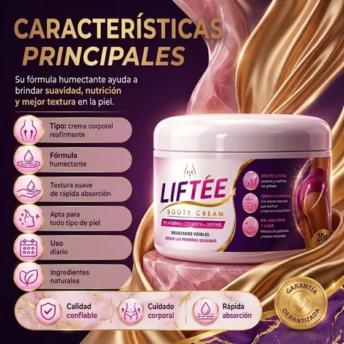 Crema Corporal Hidratante Glúteos Caderas Fórmula Suave
