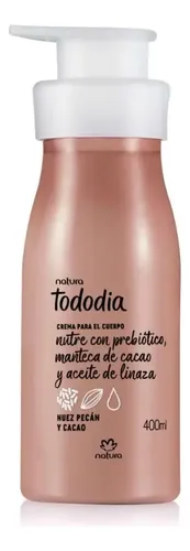 Crema Nutritiva Tododia Nuez Pecán y Cacao 400 ml Natura Tododia