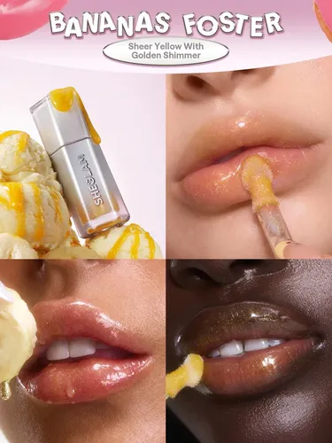 Brillo Labial Sheglam Glass Lock Air Gloss Bananas Foster