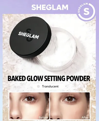 Sheglam Baked Glow Setting Powder Pó facial Tono Translúcido