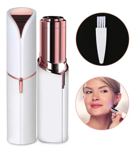 Depiladora Facial Recargable Rosa Cejas y Rostro Eléctrica