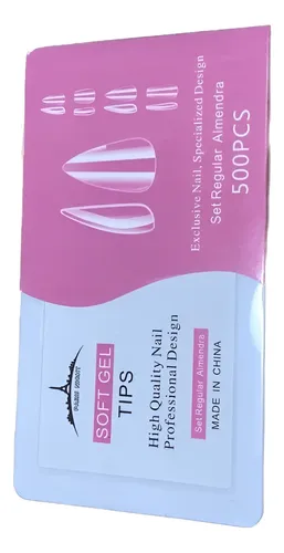 Tips Para Soft Gel Press On Paris Night 500 Caja