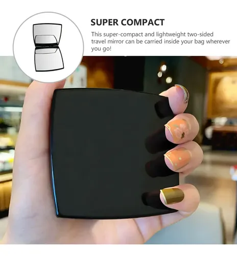 Espejo De Maquillaje Compacto De Doble Cara Espejo De Mano P