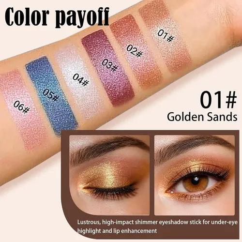 Sombra En Stick Con Glitter Golden Sands Gicymanty 1 Oz