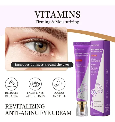 Crema Contorno Ojos Antiojeras Vc+ Ve 30g Revitalizante Normal A Mixta Día/noche