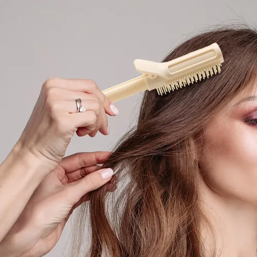 Cepillo De Peinado Multiusos Para Desenredar El Cabello