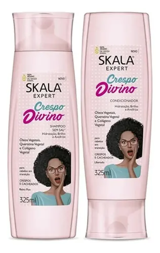 Kit Para Rulos Shampoo + Acondicionador Skala + Keep Curly