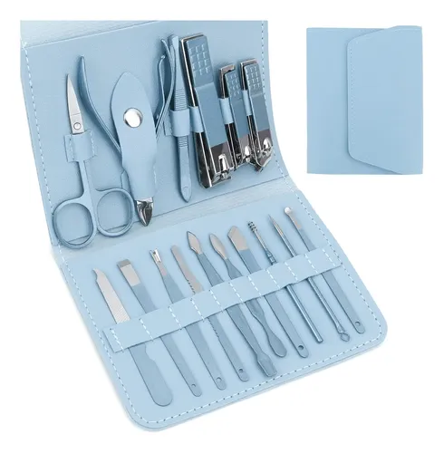 Kit De Manicura Y Pedicura 16 Piezas Con Estuche//2026