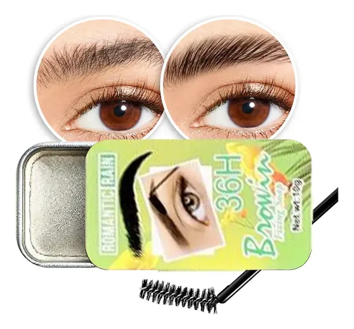 Cera Jabón Para Cejas Con Cepillo Gel Larga Duración