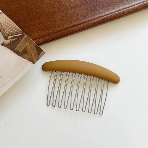 Set De 3 Pinzas De Pelo De Acrílico Mate, Accesorios Para Ca