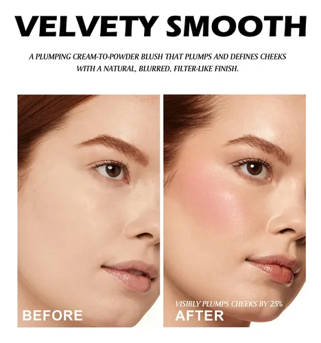 Paleta 3 En 1 Plegable Rubor Sombras Labial Crema