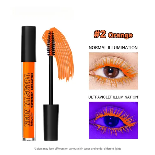 Rímel Naranja Neon – Brillo Para Fiestas Nocturnas