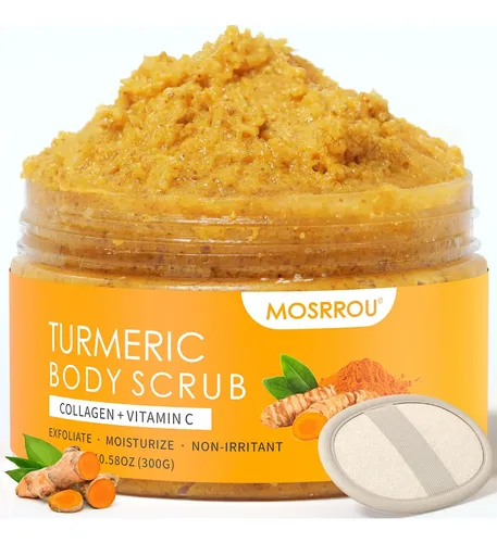 Exfoliante Corporal Mosrrou Turmeric Con Vitamina C, Colágen