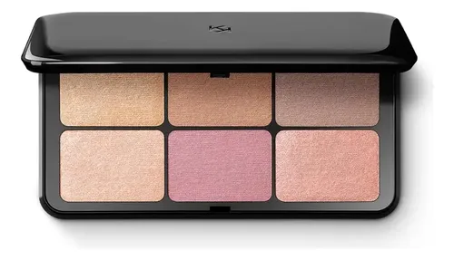 Paleta De Rostro Kiko Milano Rubor Iluminador Contorno 6 Tonos Mate
