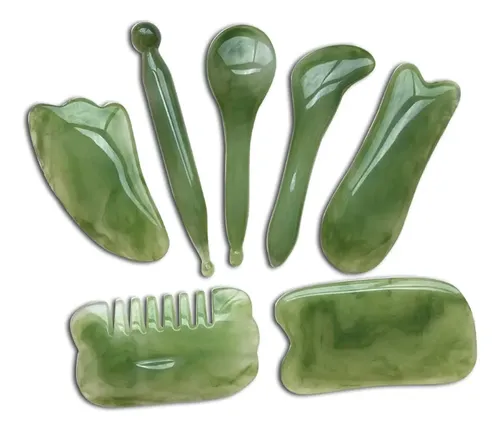 Tablero De Masaje Facial Gua Sha De Resina De Cera De Abejas