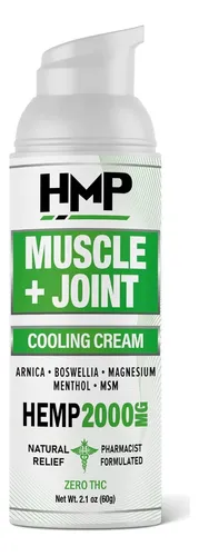Crema De Cáñamo Hmp Músculos Y Articulaciones 2000mg