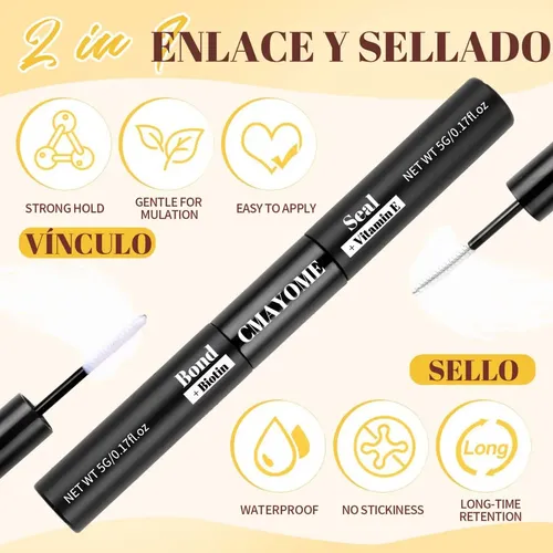 [jjm] Kit Pestañas Cmayome Mink Sintético D 168 Unidades