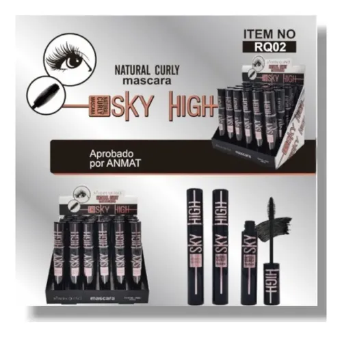 Máscara De Pestañas Rimera Quince Sky High Voluminizadora