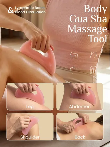Set De 3 Herramientas De Gua Sha Para Masaje Muscular Tophld
