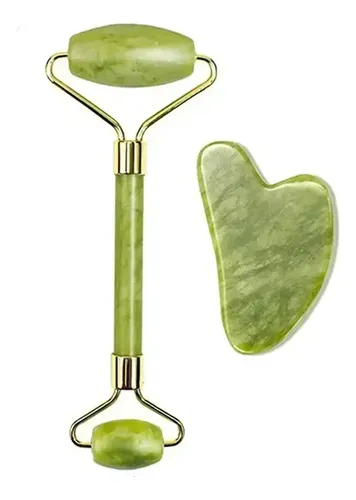 Stone Neck Body Natural Gua Jade Roller Sha Face Natural