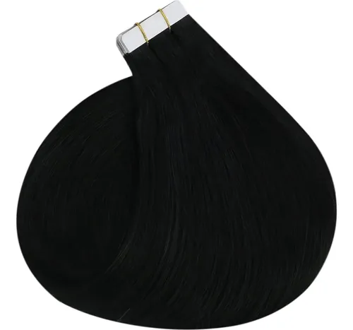 Extensiones De Cabello Con Cinta Ugeat 24in Jet Black