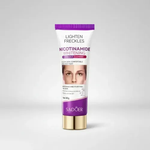 Limpiador Facial Aclarante Antimancha Niacinamida 80g Sadoer Todo Tipo De Piel Día/noche