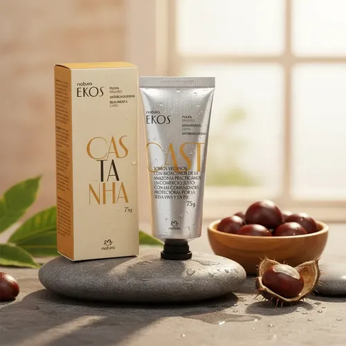 Crema Pies Pulpa Antisequedad Natura Ekos Castaña Pomo 75gr