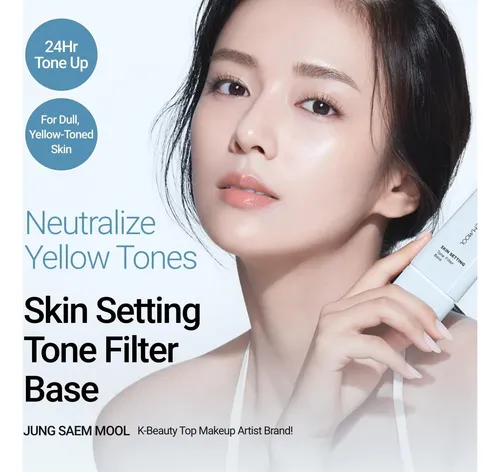 Base Correctora Tono Azul Jung Saem Mool Con Hydrangea 40 Ml
