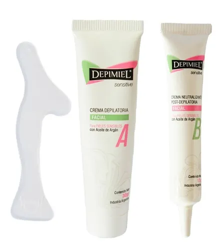 Crema depilatoria rostro sensitive piel sensible a+b Depimiel x 45 gr