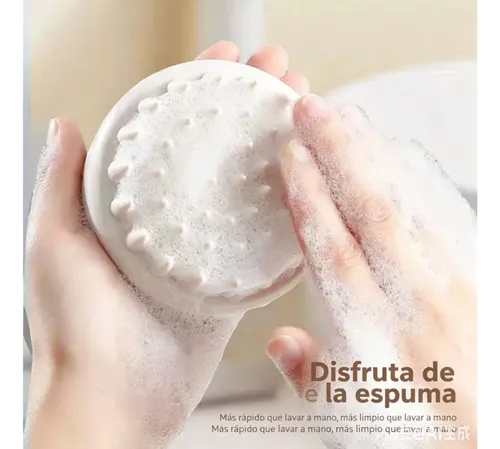 Cepillo De Ducha Para Cabello 4 Colores Masajeador Anticaspa Rosa
