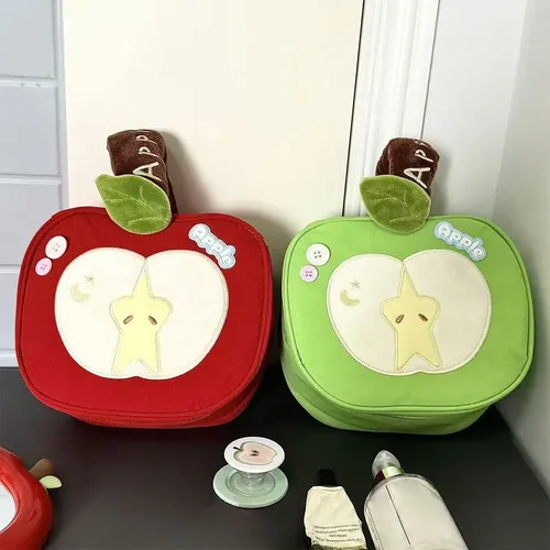 Cw Bolsa De Maquillaje De Felpa Para Viajes, Bolso De Bellez