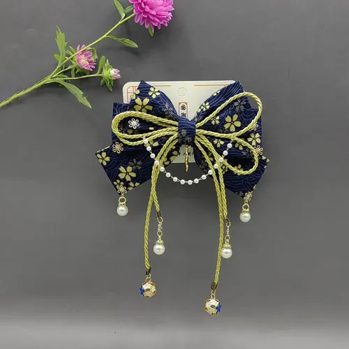 Diadema Flor De Cerejeira Para Cabelo Estilo Kimono Japonês