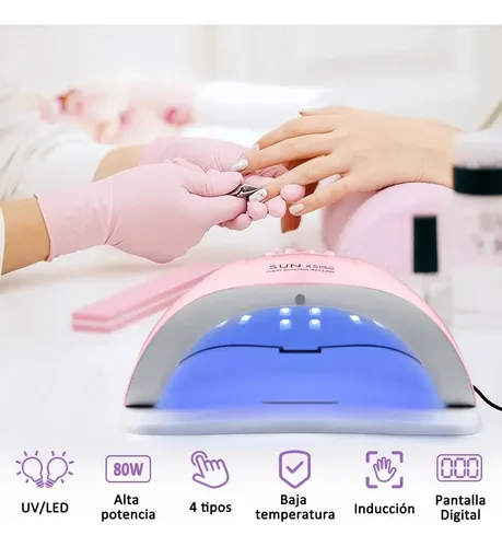 Profesional Lampara De Uñas Uv Secador Uñas Led Con Pantalla