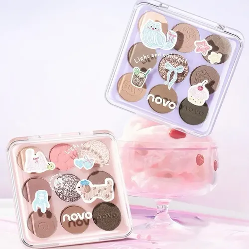 Paleta De Sombra De Ojos Cutie Magic X9 Colores Novo
