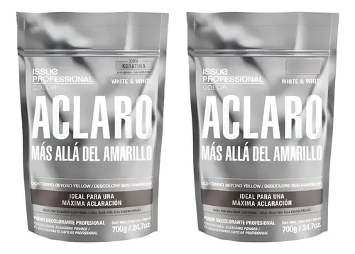 Polvo Decolorante Issue White And White 700g X2
