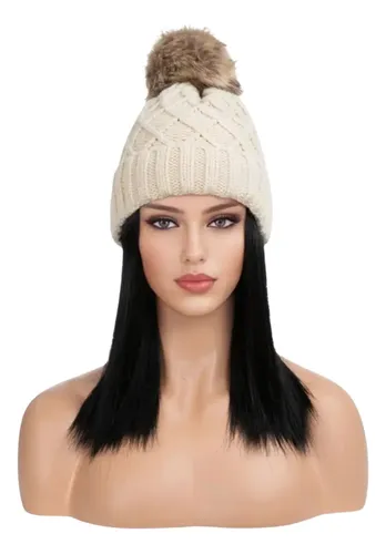Pelugorra Gorra Con Extensión De Cabello Taurina Hw13/ Hw12 Tamaño De La Base Universal Tono Jet Black 1b