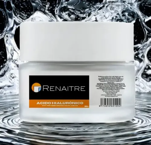 Crema Facial Hidratante con Ácido Hialurónico RENAITRE 50 mL Día/Noche