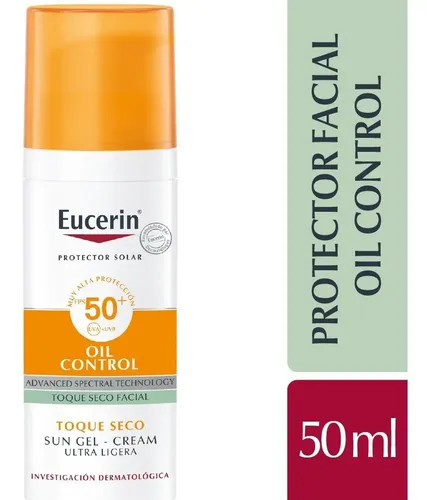 Eucerin Sun Oil Control Protector Solar Facial Seco Fps50 Ml