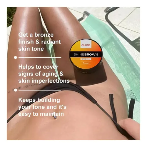 Crema Bronceadora Beach Sun De 2 Piezas