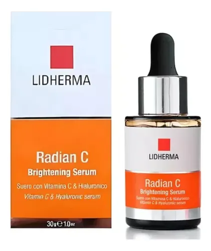 Radian C Serum Lidherma Ácido Hialurónico Y Vitamina C Tipo de piel Grasa Mixta Normal Seca
