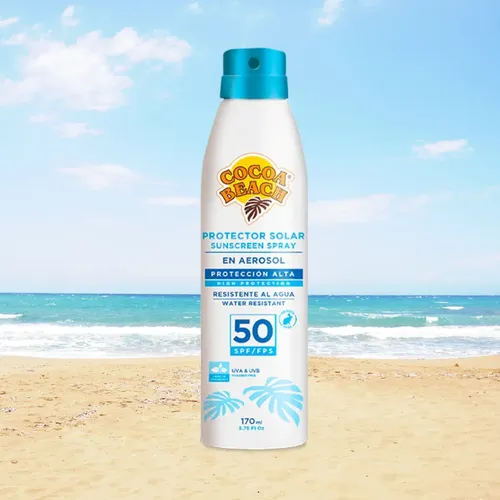 Protector Solar Bloqueador Fps 50 En Spray 170ml Cocoa Beach