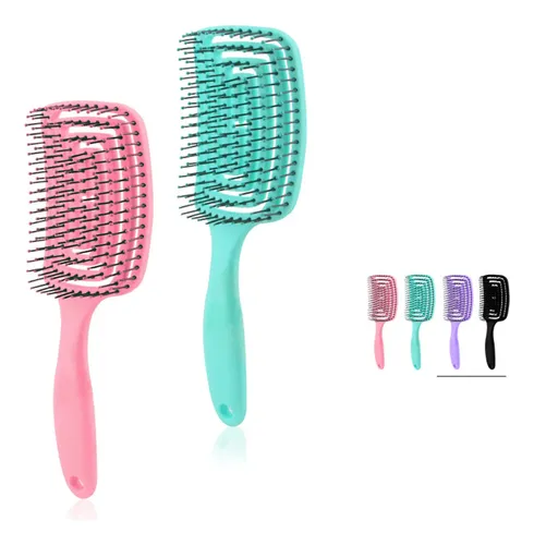 Cepillo De Ventilación Curvo Moderno For Secar El Cabello,
