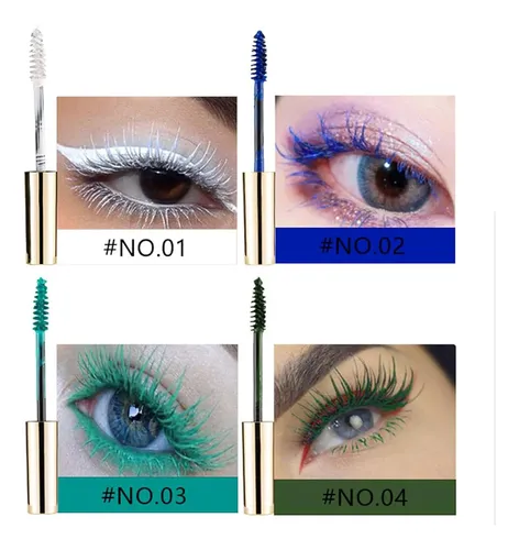 Hjp Juego De Rímel De Colores De 12 Colores, Mascara De Colo