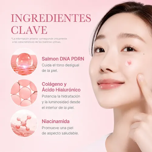 Crema Facial Pdrn Colágeno Cápsulas Pink Hidratante 55g