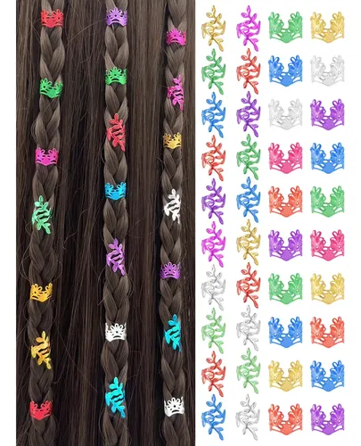 Kit De 40 Accesorios Para Cabello, Anillos Y Adornos